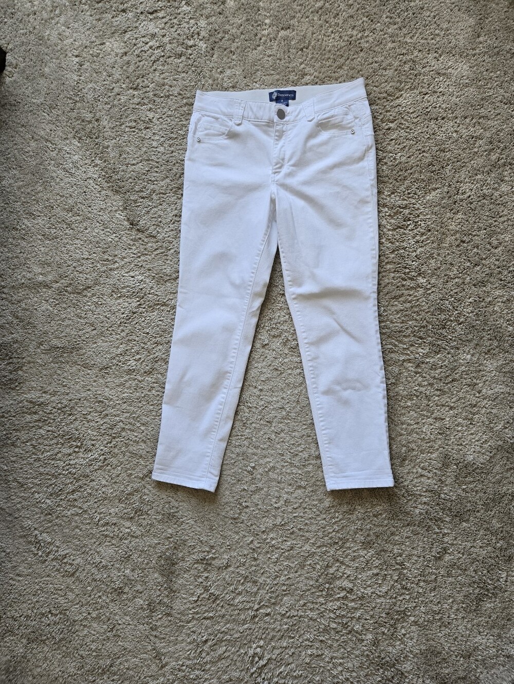 Democracy Ab Solution Skinny Jeans Womens 8 White